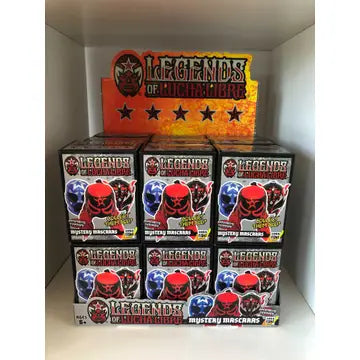 Boss Fight Studios Legends Of Lucha Libre Mystery Mascaras Box Wave 1 (18 Count)
