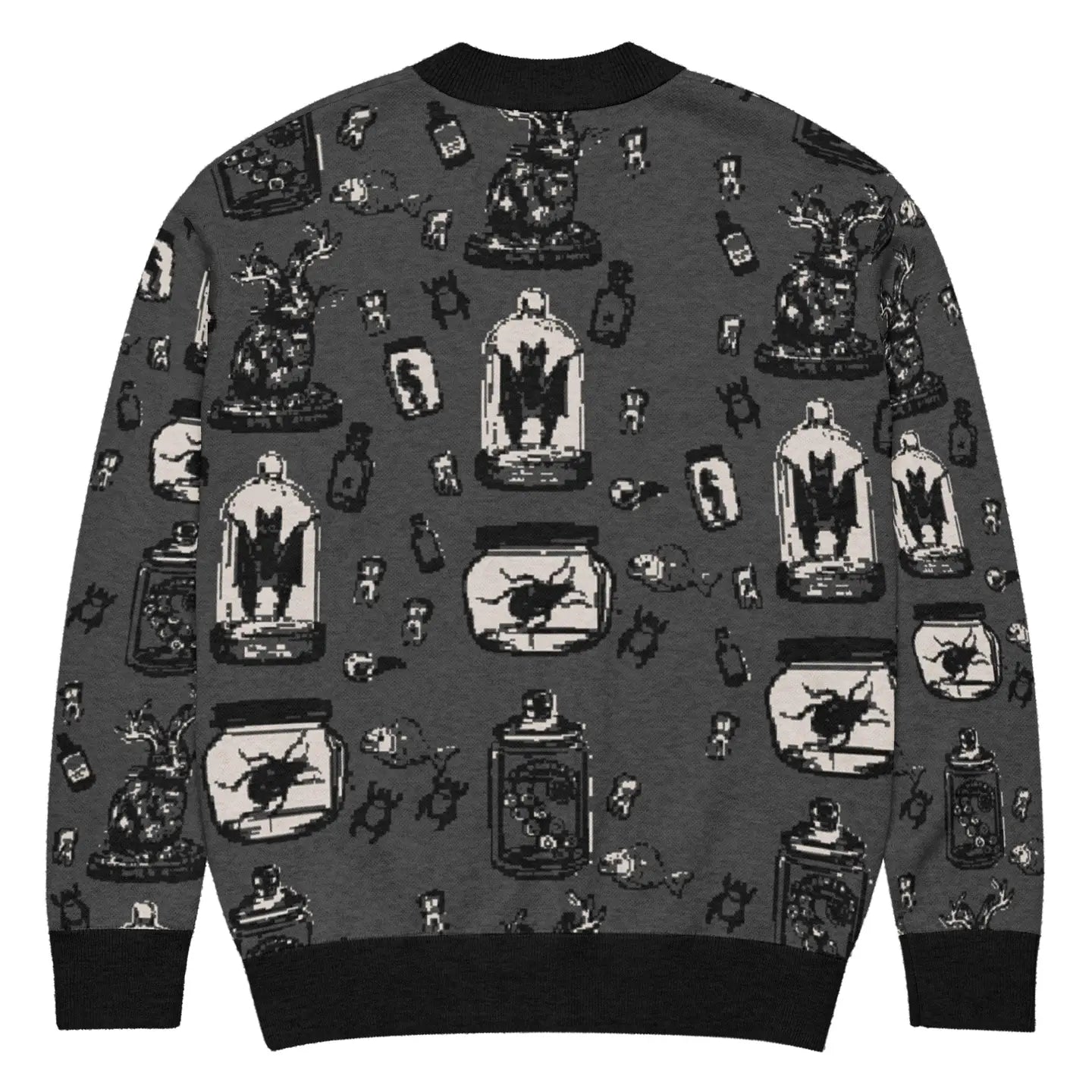 The Oblong Box Shop Rare Specimens Unisex Cardigan Sweater Size Large