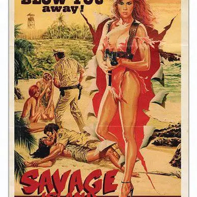 Wizard Video Savage Island Big Box VHS