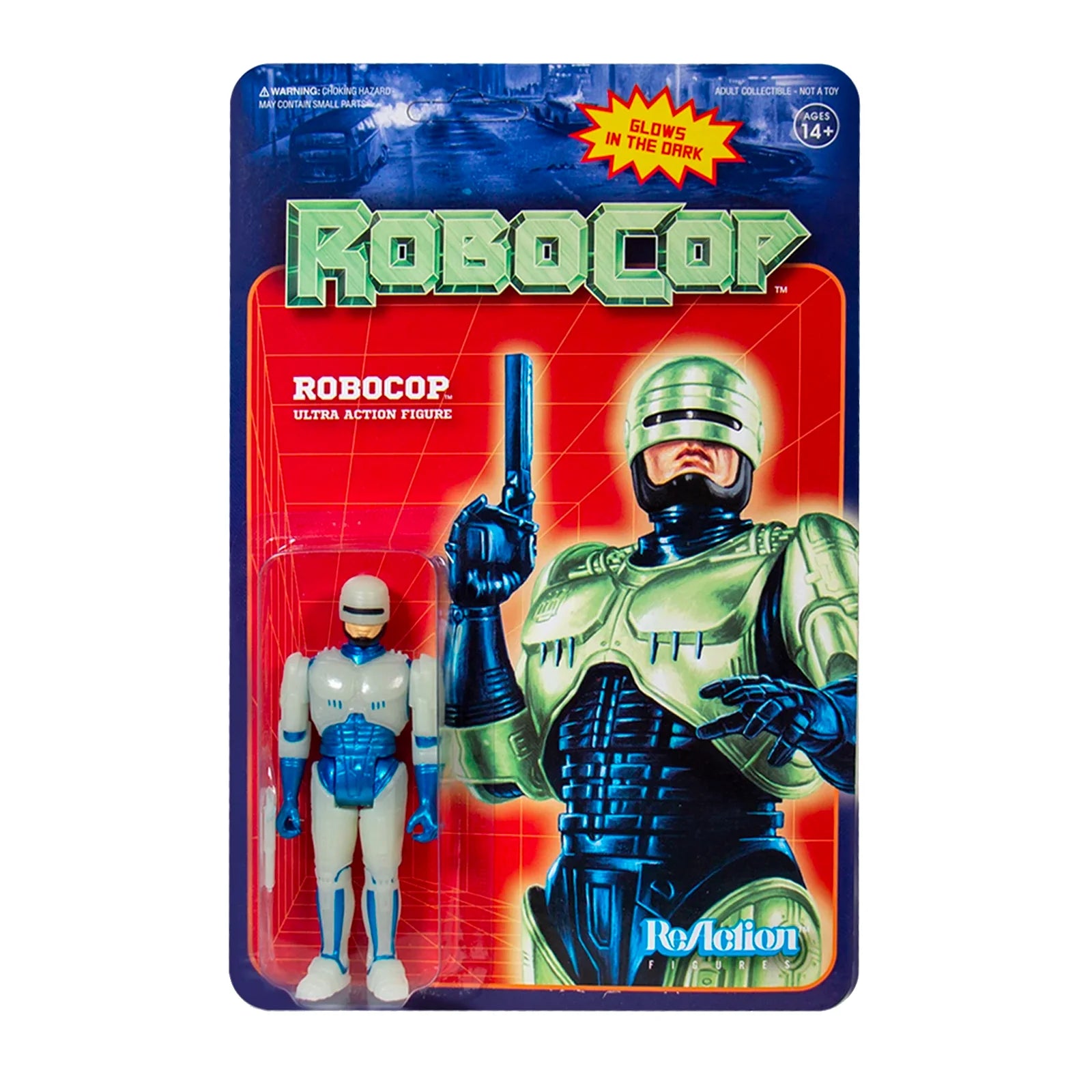 Super7 ReAction Figure - Robocop (Glow In The Dark)