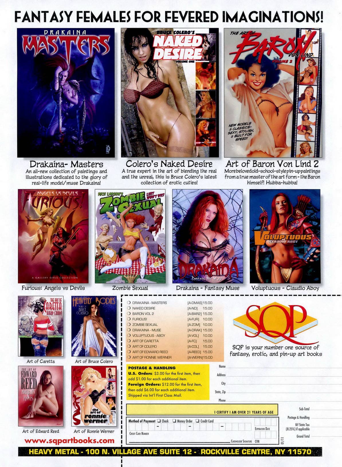 Heavy Metal Magazine January 2011