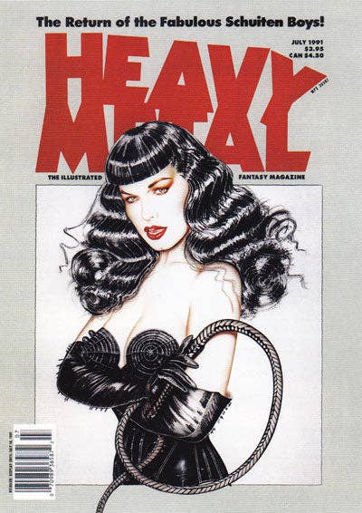 Heavy Metal Magazine July 1991