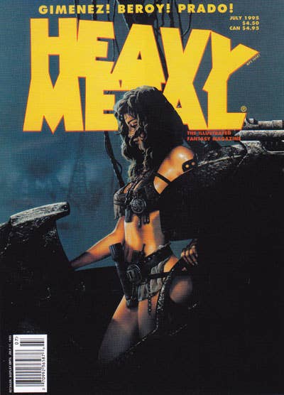 Heavy Metal Magazine July 1995