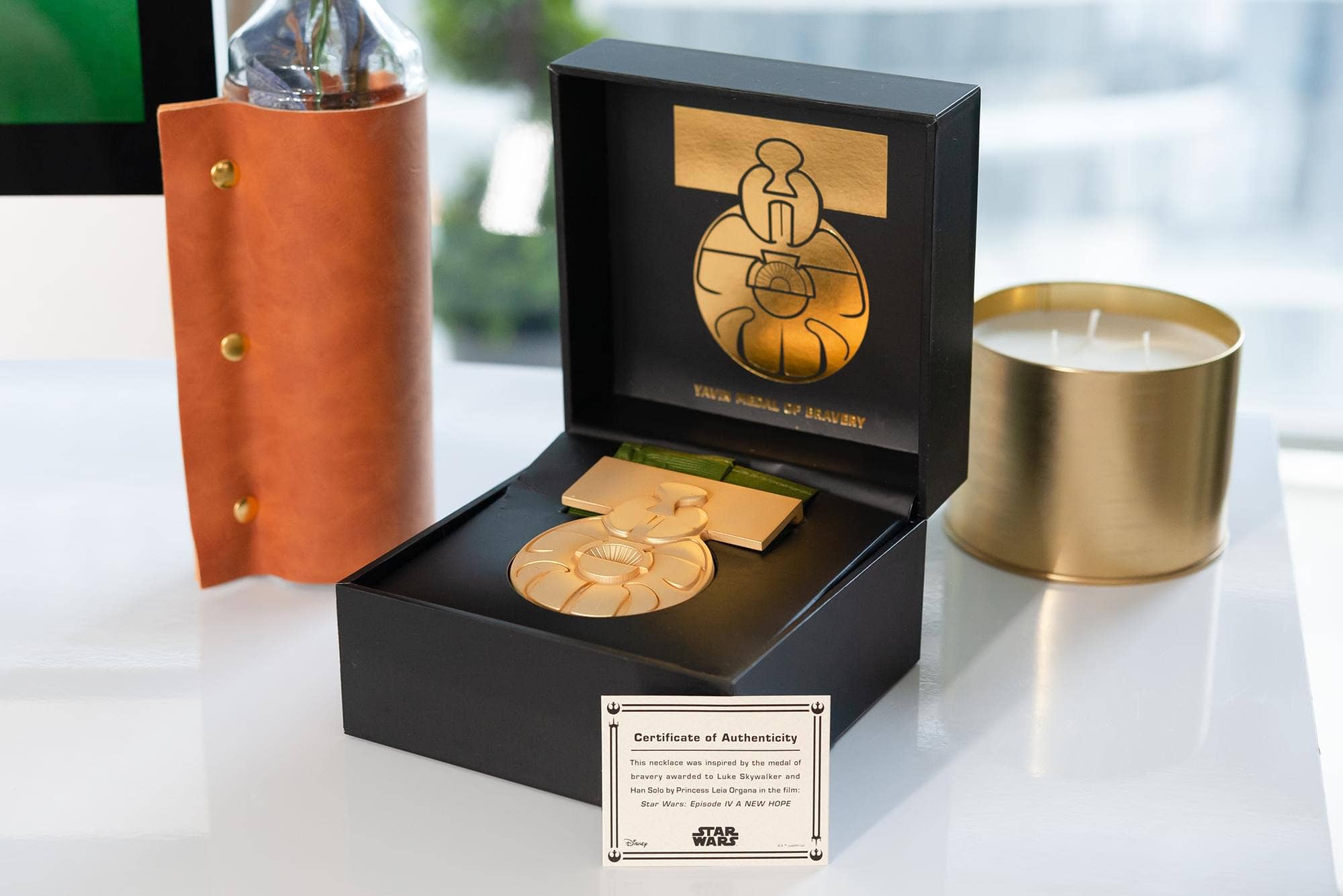 Star Wars Medal of Yavin Gold Plated 1:1 Scale Prop Replica