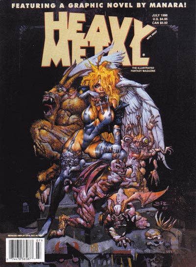 Heavy Metal Magazine July 1998