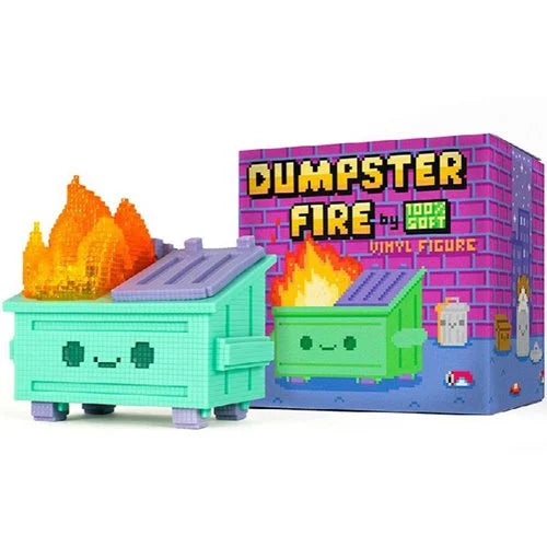 8-Bit Dumpster Fire Vinyl Figure