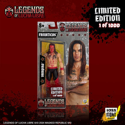 Boss Fight Studios Legends Of Lucha Libre Figure - Vampiro 1/1000 Blood Edition