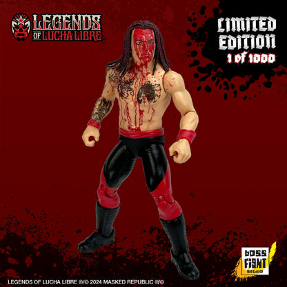 Boss Fight Studios Legends Of Lucha Libre Figure - Vampiro 1/1000 Blood Edition