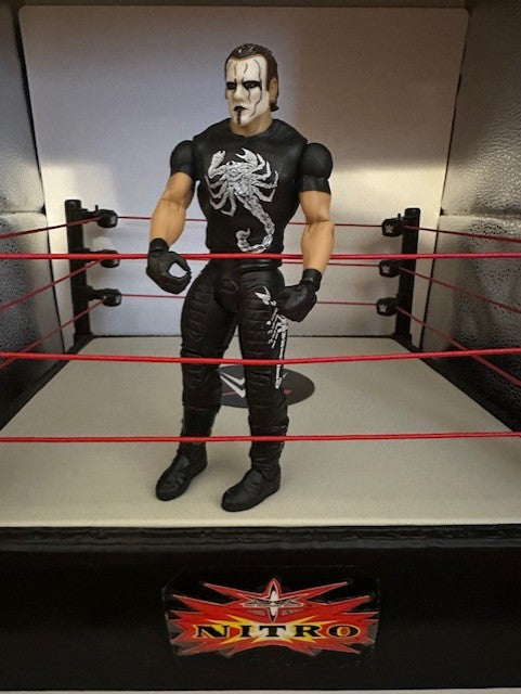 WCW Crow Sting 5" Figure (Loose/As Is)