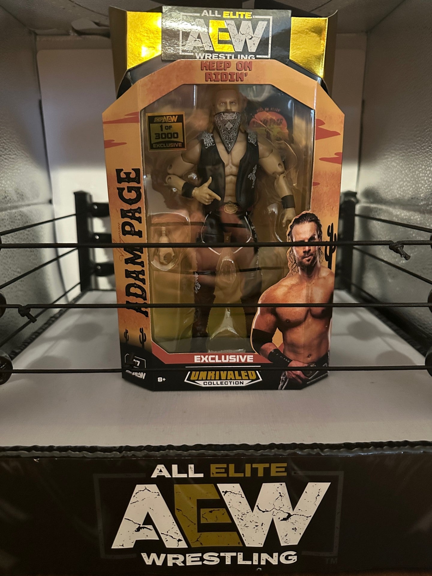 AEW Hangman Adam Page 'Keep On Ridin' Unrivaled #07 1 Of 3000