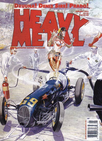 Heavy Metal Magazine January 1993