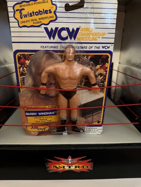 1990 WCW Barry Windham Twistables Figure