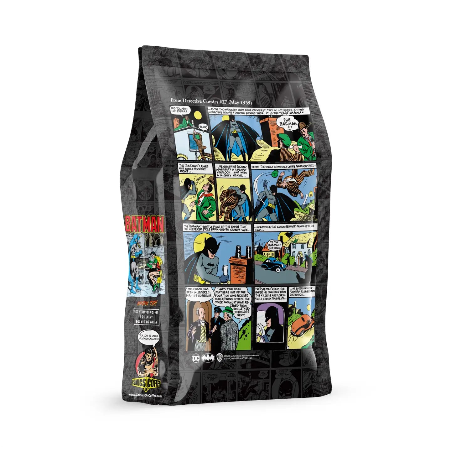 Comics On Coffee Batman Dark Knight Dark Roast Coffee 12oz