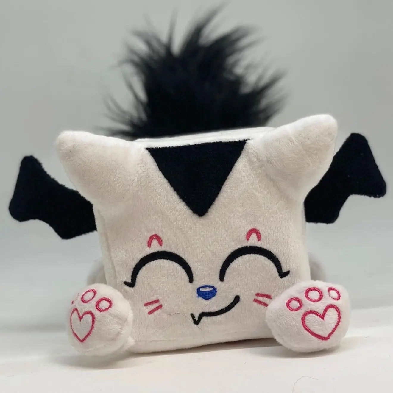 Squaredy Cats Batsy White Plush