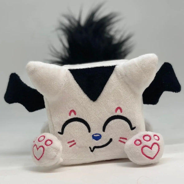 Squaredy Cats Batsy White Plush