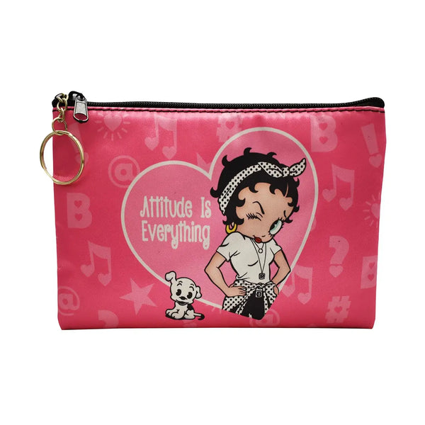 Betty Boop 'Attitude Is Everything' Makeup Bag