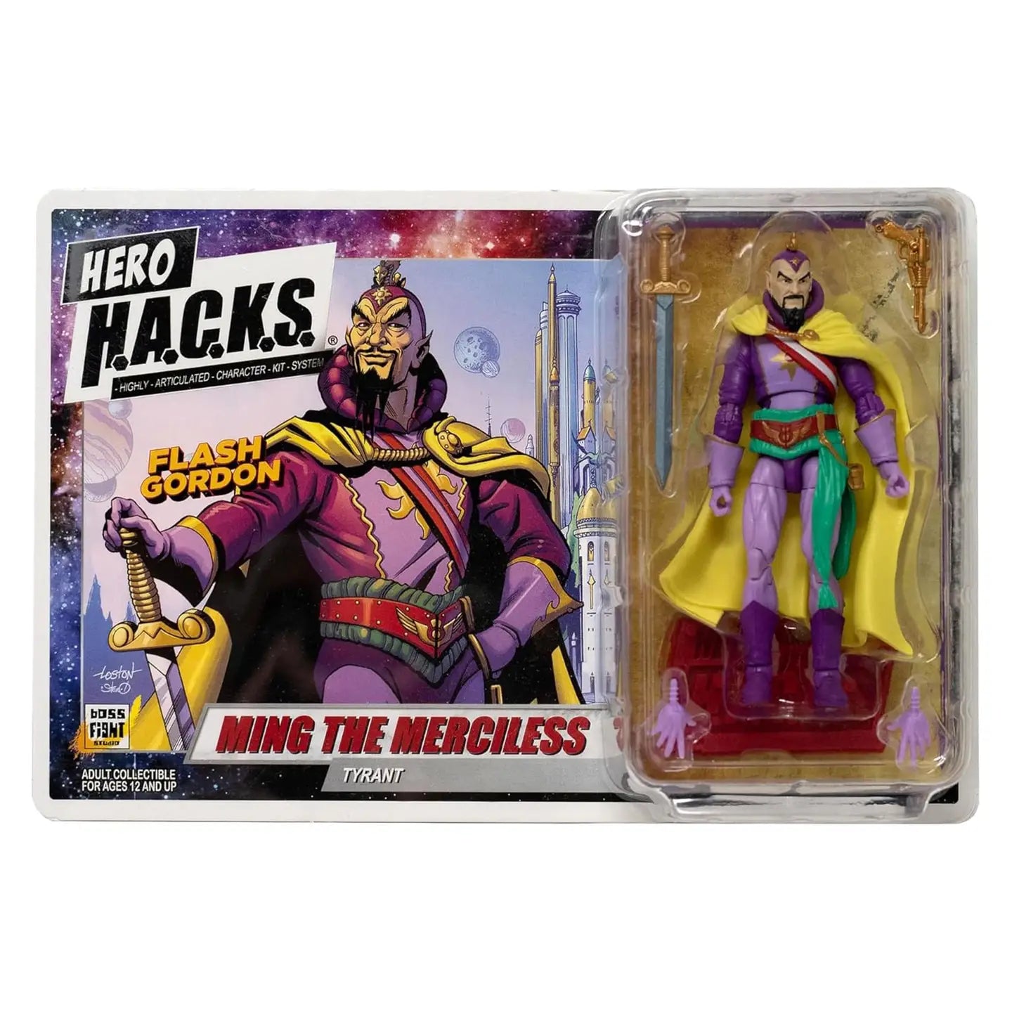 Boss Fight Studios Hero HACKS Flash Gordon Ming The Merciless