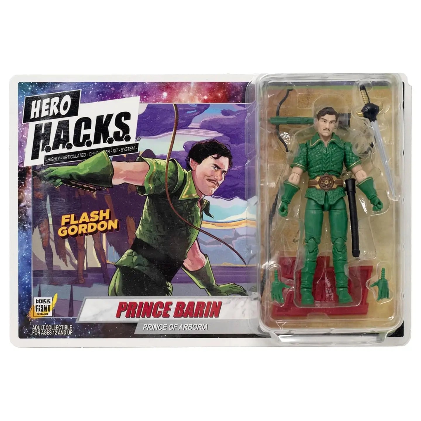 Boss Fight Studios Hero HACKS Flash Gordon Prince Barin