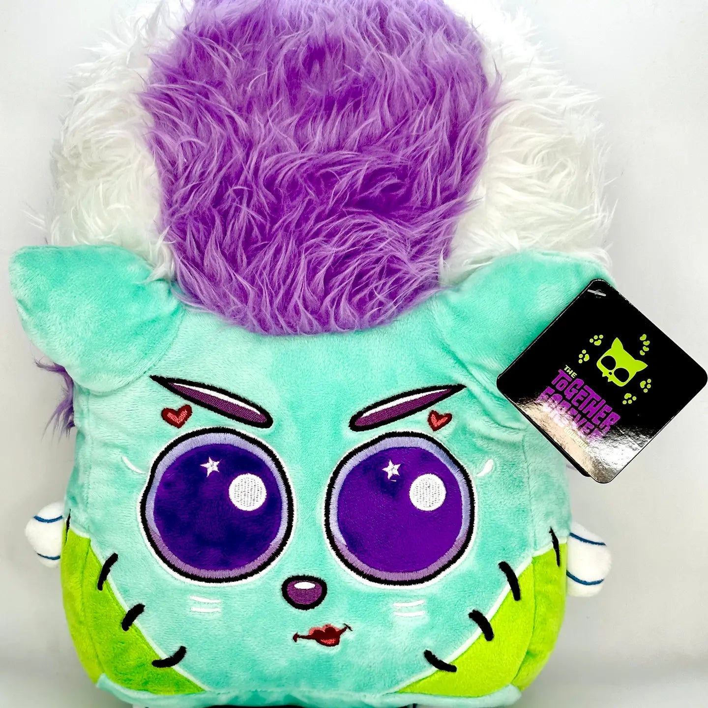 Squaredy Cats Bride Of Frankenstein 10" Pillow Plush