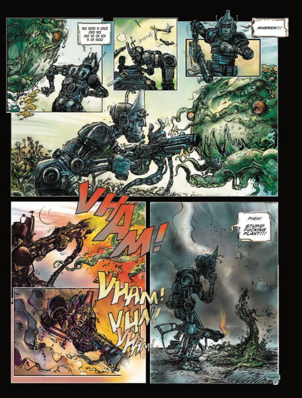 Heavy Metal Magazine Issue #293 Cover A - Flavio Greco Paglia