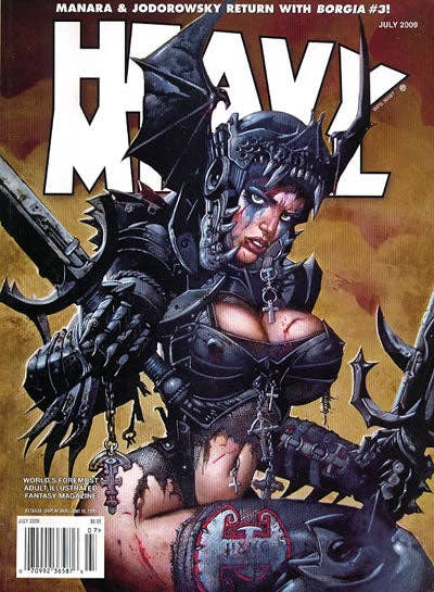 Heavy Metal Magazine July 2009
