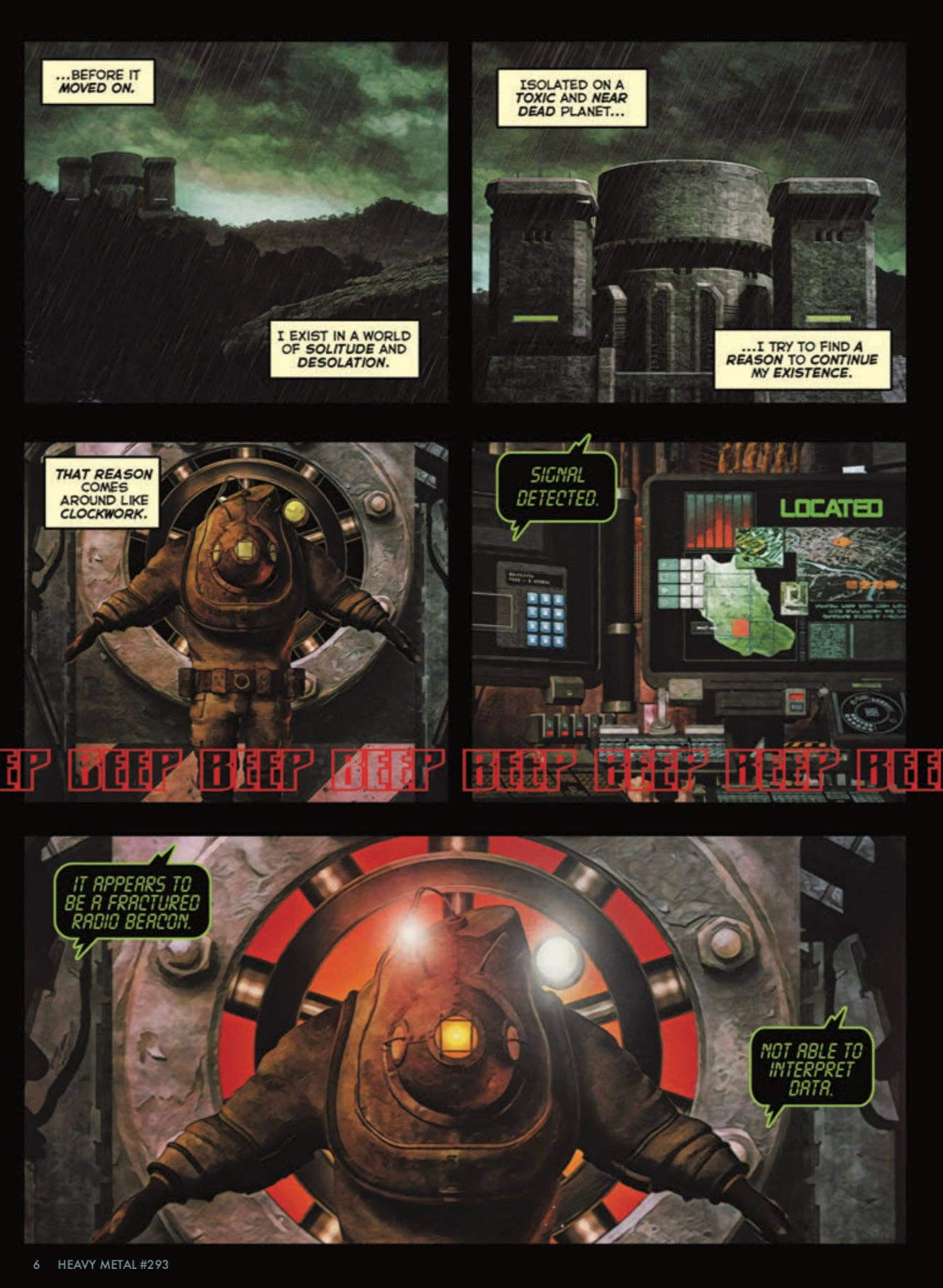 Heavy Metal Magazine Issue #293 Cover A - Flavio Greco Paglia