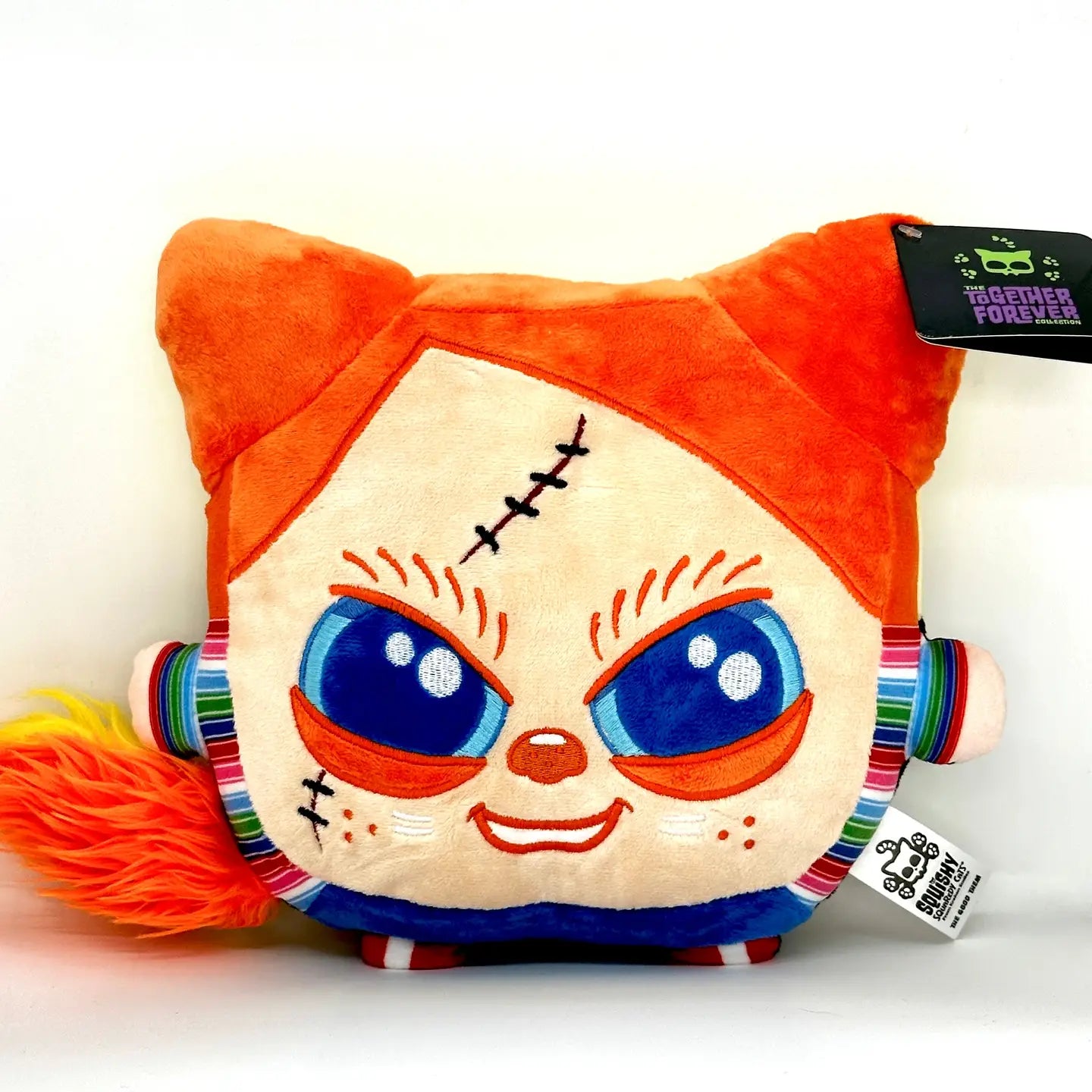 Squaredy Cats Chucky/Tiffany 10" Pillow Plush