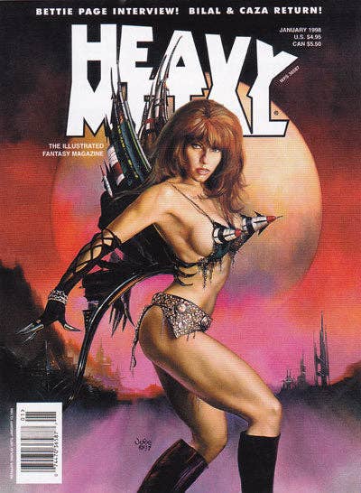 Heavy Metal Magazine January 1998
