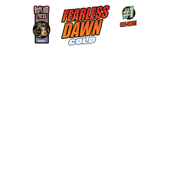 Xeno Pop Comics Fearless Dawn The Bomb: Cold #1C Blank Sketch Cover