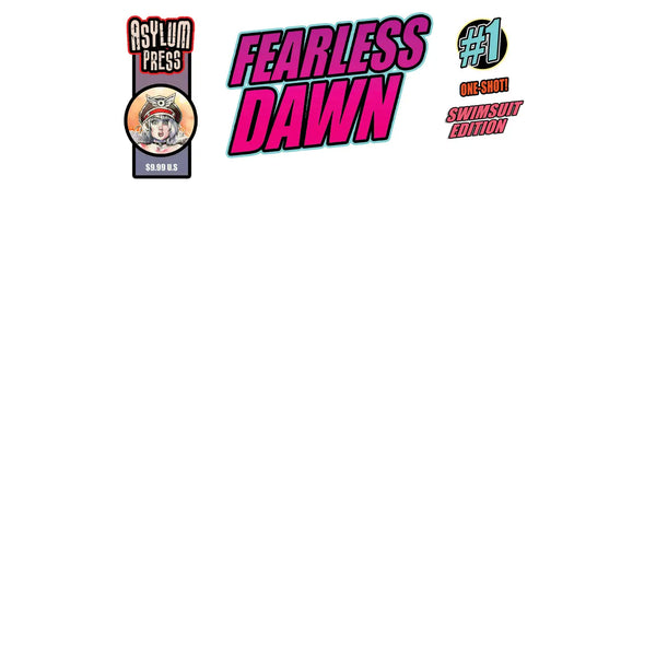 Xeno Pop Comics Fearless Dawn The Bomb:  Swimsuit Edition #1C Blank Sketch Cover