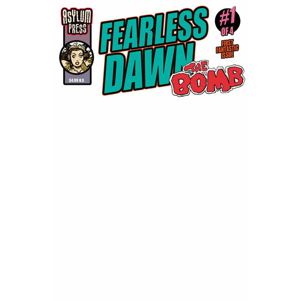 Xeno Pop Comics Fearless Dawn The Bomb #1C Variant Blank Cover