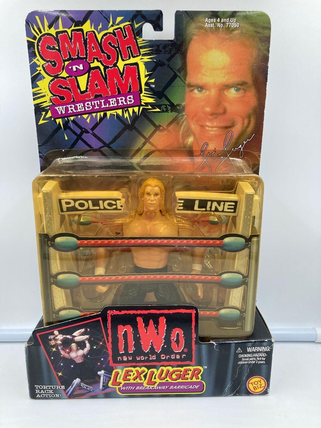 WCW/NWO Lex Luger Smash N Slam Figure (1999)