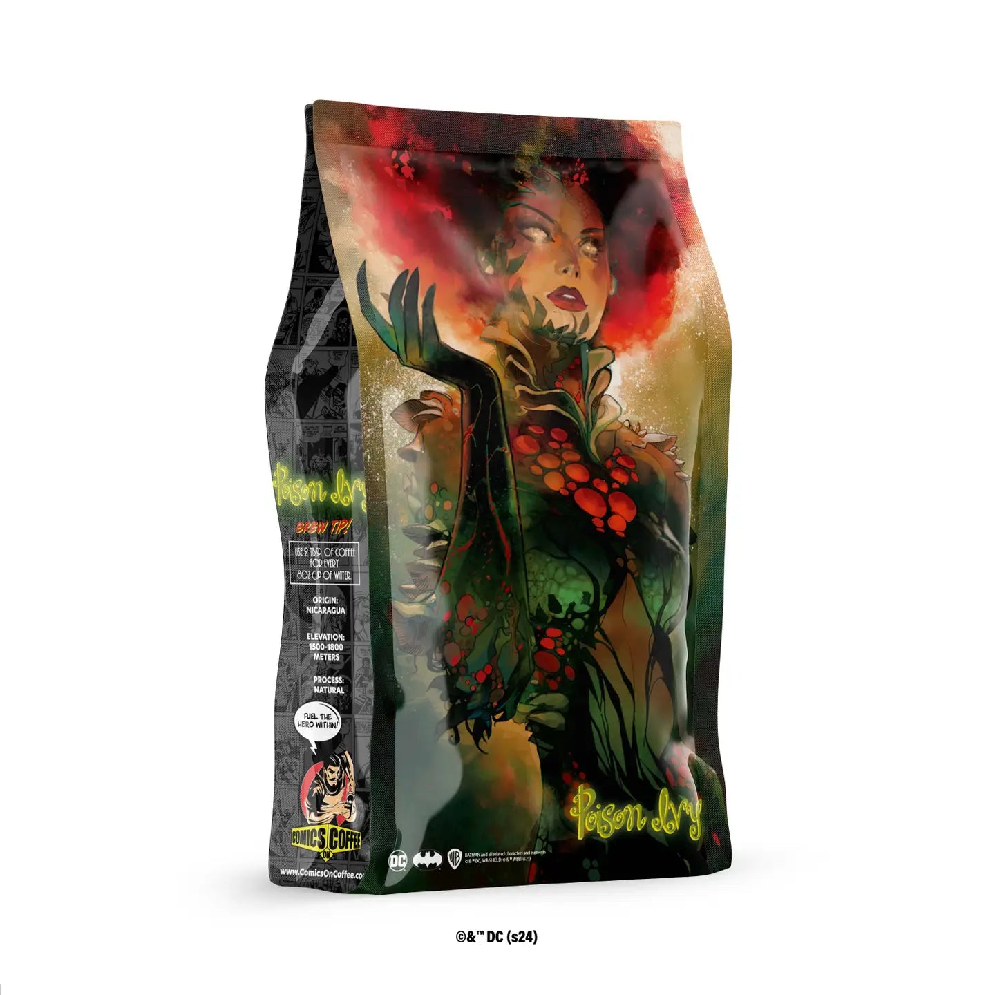 Comics On Coffee Poison Ivy Medium Roast Entrap-MINT Coffee 12oz
