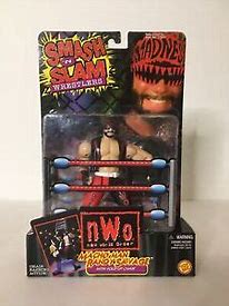 WCW/NWO Macho Man Randy Savage Smash N Slam Figure Wolfpac Version (1999)