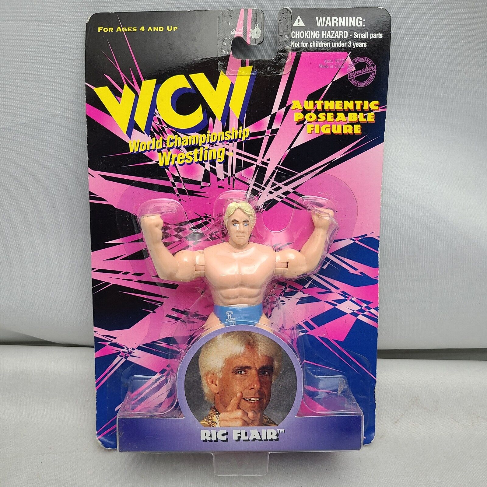 WCW/NWO Ric Flair Authentic Poseable Figure (1998)