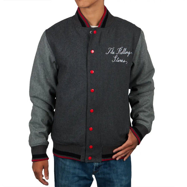 The Rolling Stones Men's Varisty Jacket Size Large