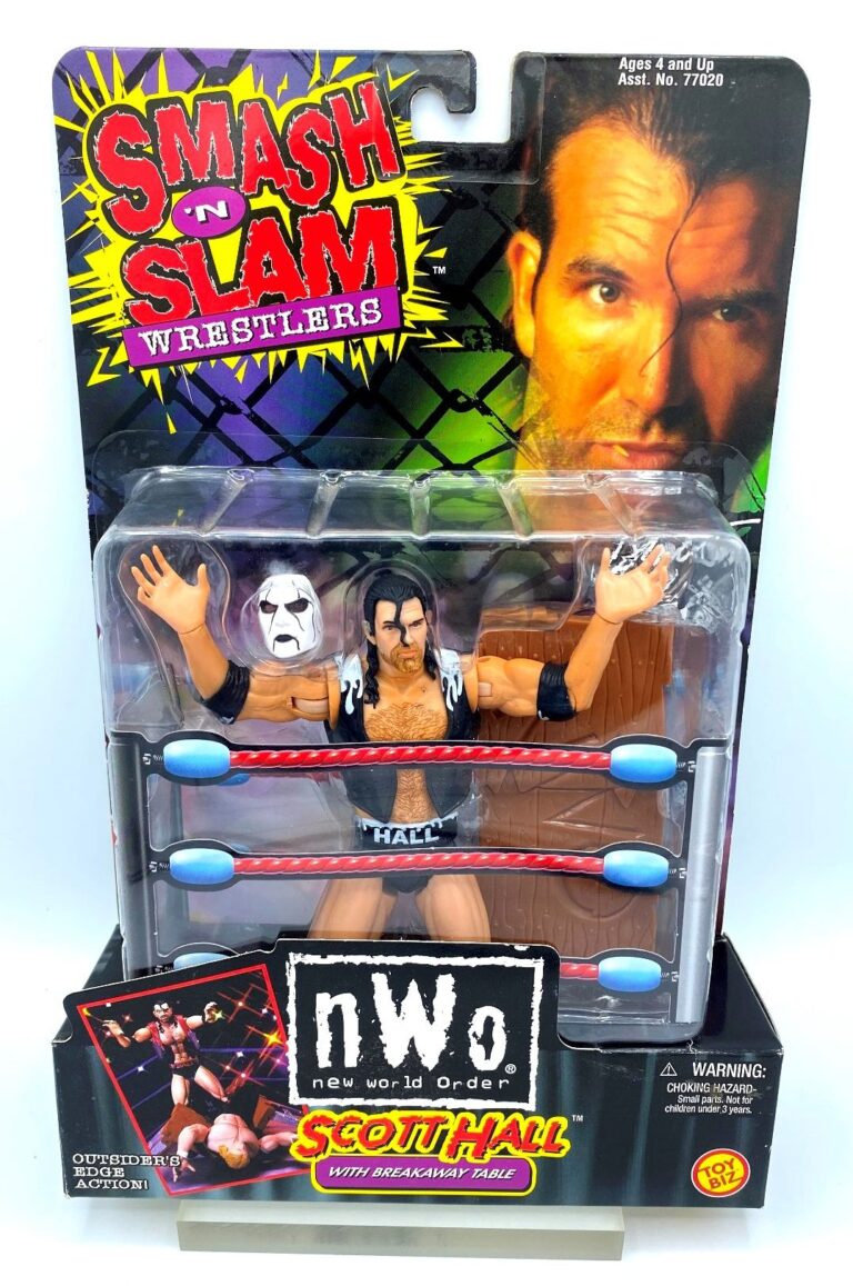 WCW/NWO Scott Hall Smash N Slam Figure NWO Hollywood Version (1999)