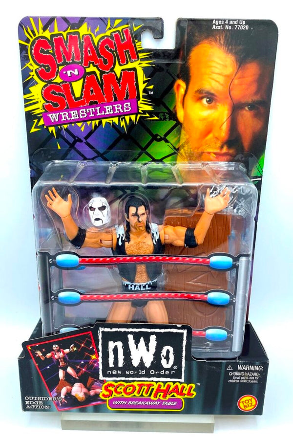 WCW/NWO Scott Hall Smash N Slam Figure NWO Hollywood Version (1999)