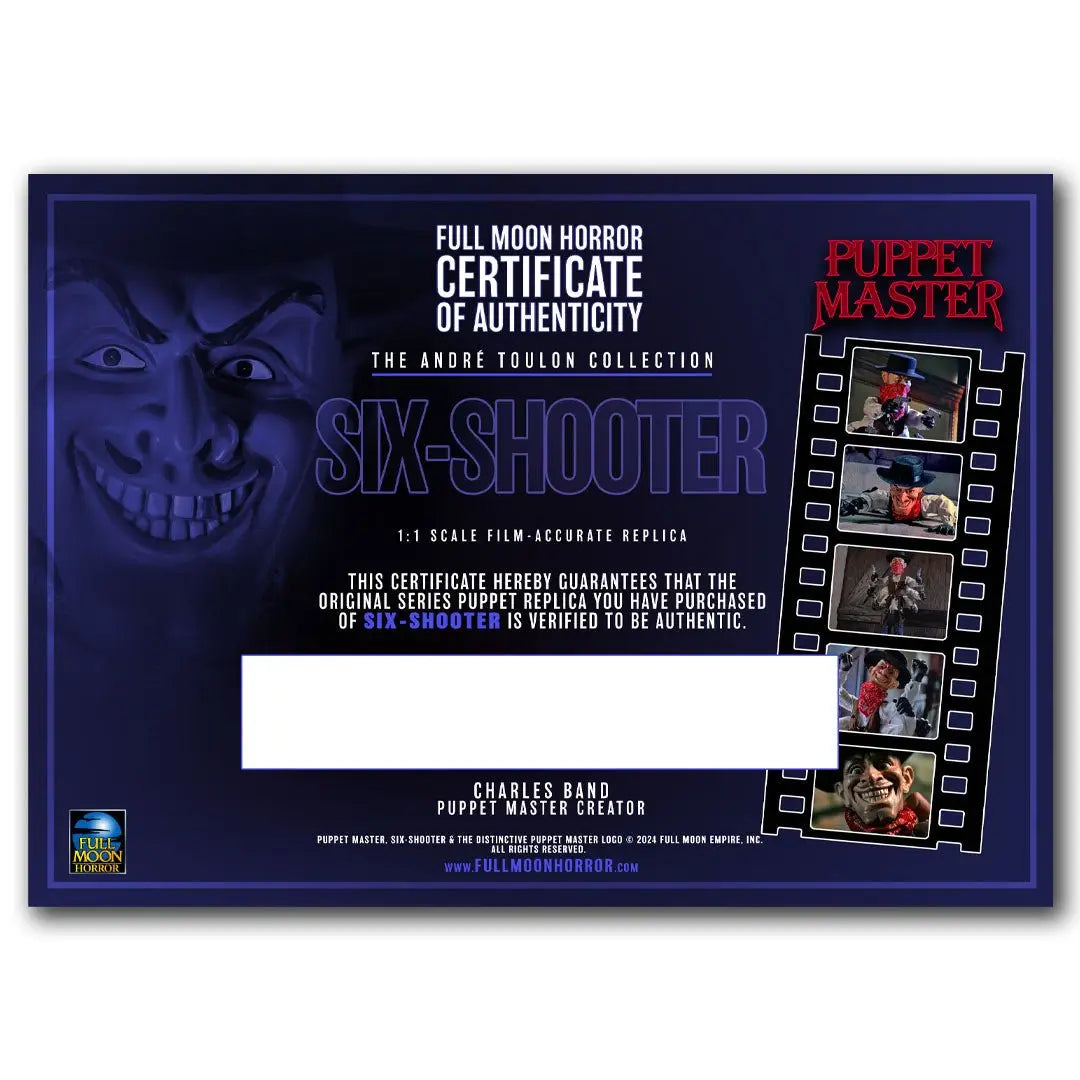 Andre Toulon Puppet Master Replica Collection - Six-Shooter