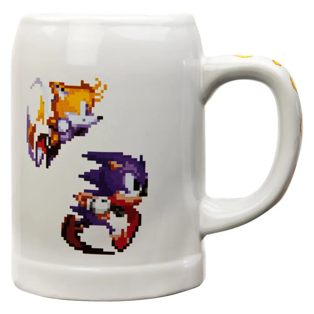 Sonic And Knuckles 25 oz Ceramic Stein