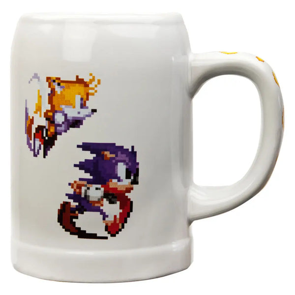 Sonic And Knuckles 25 oz Ceramic Stein