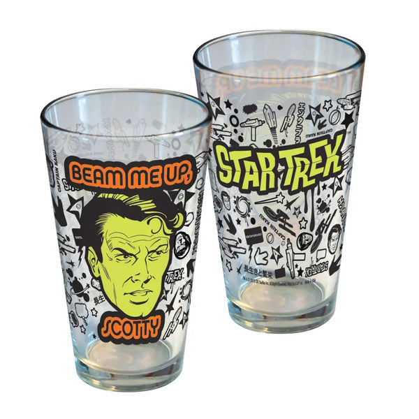 Star Trek 'Beam Me Up Scotty' Pint Glass