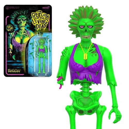 Super7 Return Of The Living Dead Female Zombie ReAction FIgure (Glow In The Dark)