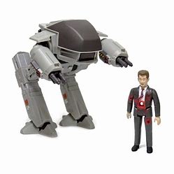 Image of Super7 ED-209 and Mr. Kinney Figure Set (Robocop)