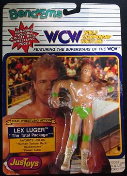 1990 WCW Lex Luger Twistables Figure