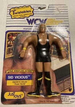 1990 WCW Sid Vicious Twistables Figure